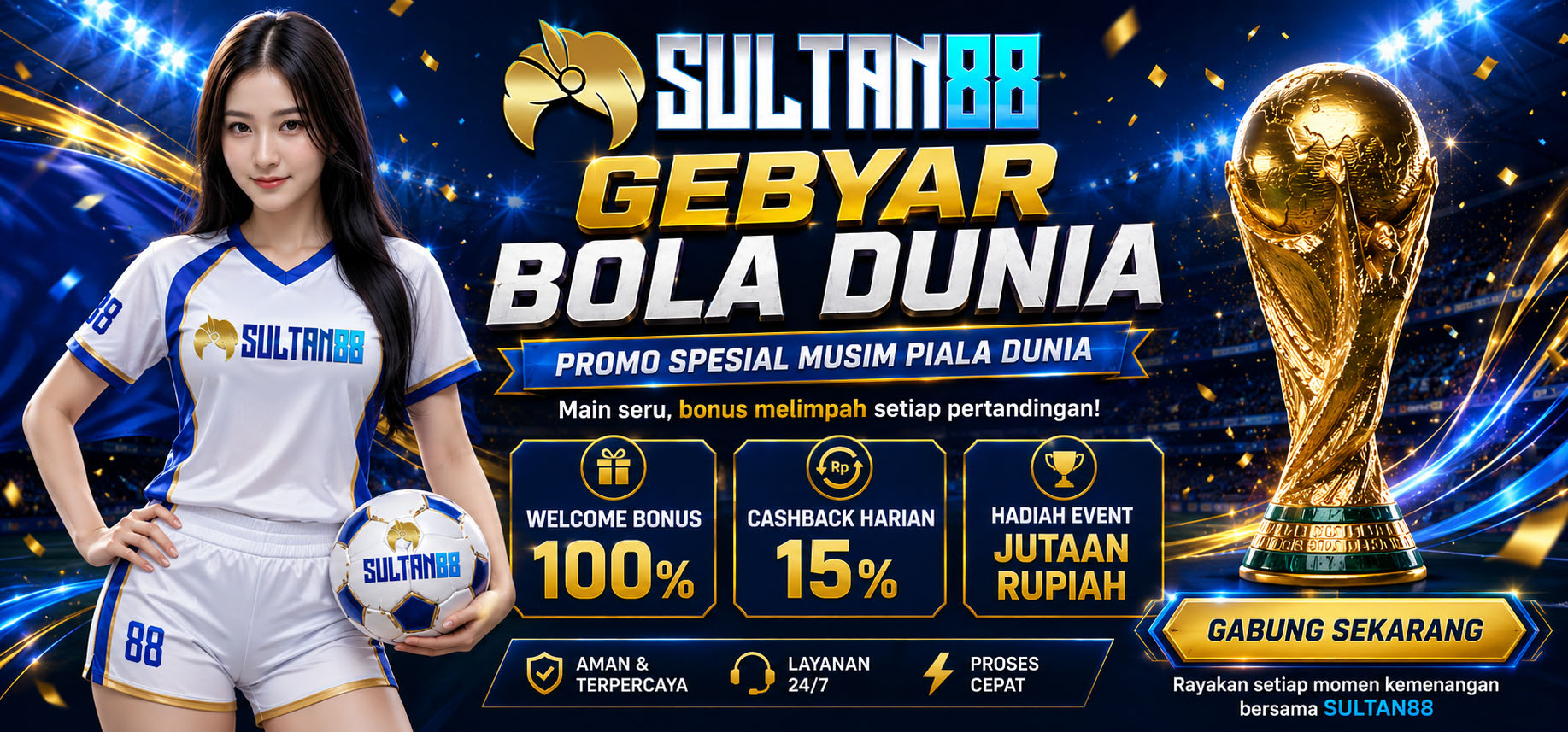 SULTAN88: Rayakan Piala Dunia & Dapatkan Promo Eksklusif Event Terbesar